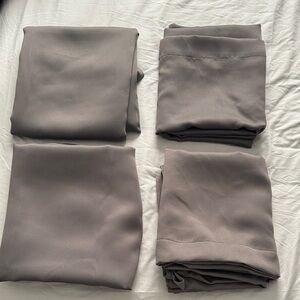 Eclipse Smoke Gray 4 curtain panels